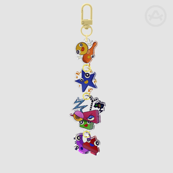 Digital Circus (TADC) - Gloink + Zooble Keychain