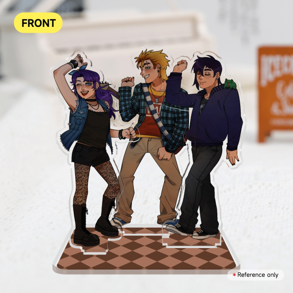 abigail + sam + sebastian trio acrylic stand | STARDEW VALLEY