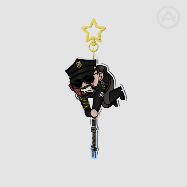 The Outlast Trials - Leland Coyle Swinging Baton Keychain