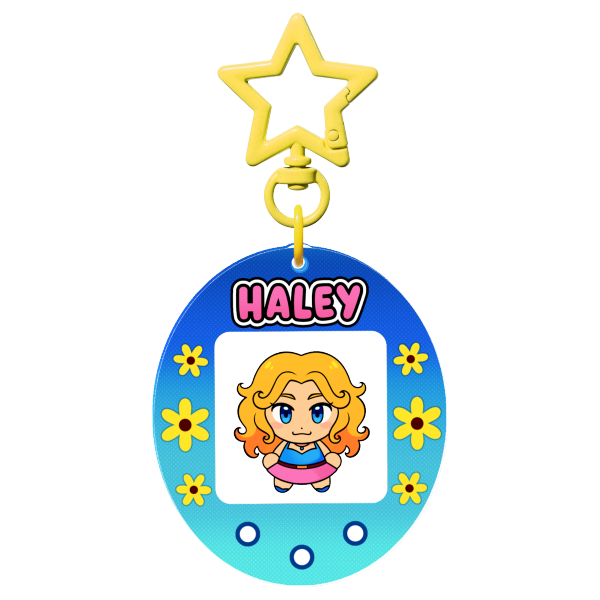 Haley Tamagotchi Keychain