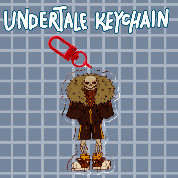Undertale - Underfell Sans Keychain
