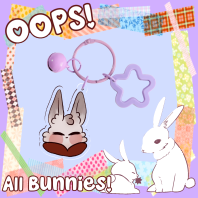 Kit Bunny | Acrylic Keychain