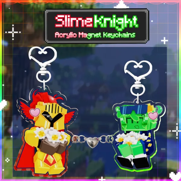 Slimeknight 🌈 | Acrylic Magnet Keychain
