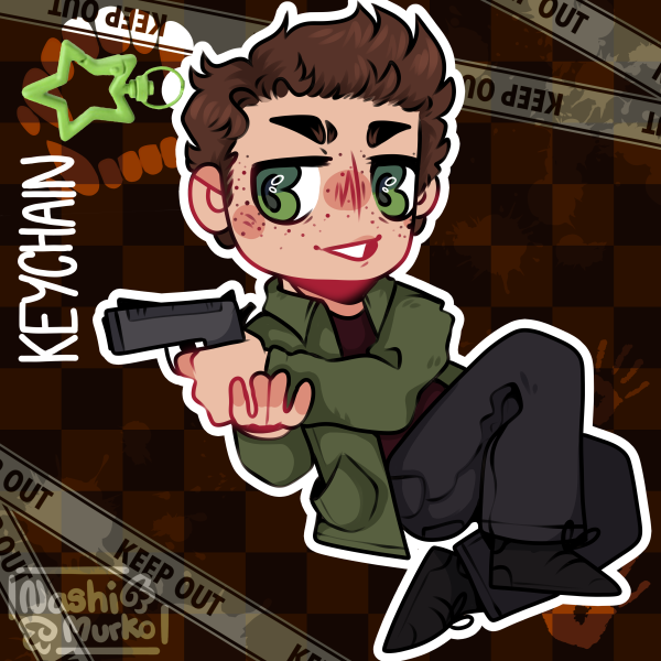 Dean Winchester Supernatural Acrylic Keychain