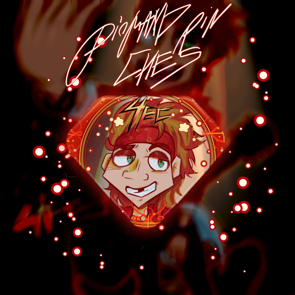 🎸[CHES] rockstar Diamond Holographic Badge