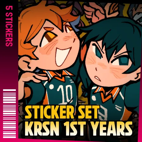 KRSN 1st Years Stickers