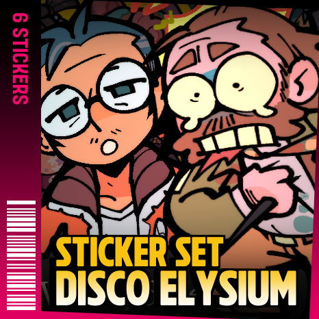 Disco Elysium Stickers