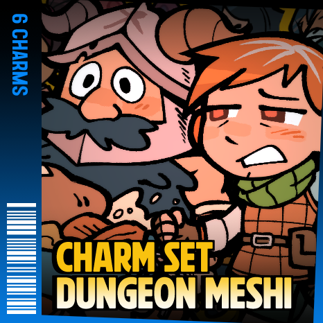 Delicious in Dungeon Acrylic Charms