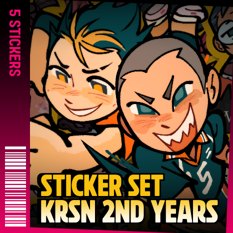 KRSN 2nd Years Stickers