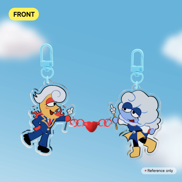 Weather Duo Magnet Keychains