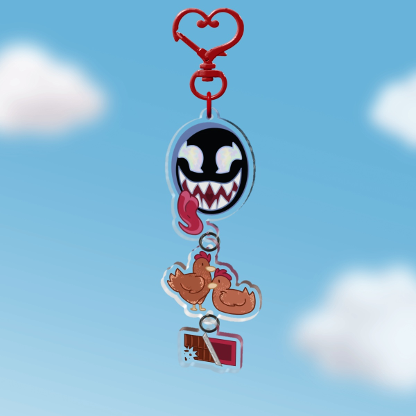 Venom Connection Acrylic Keychain