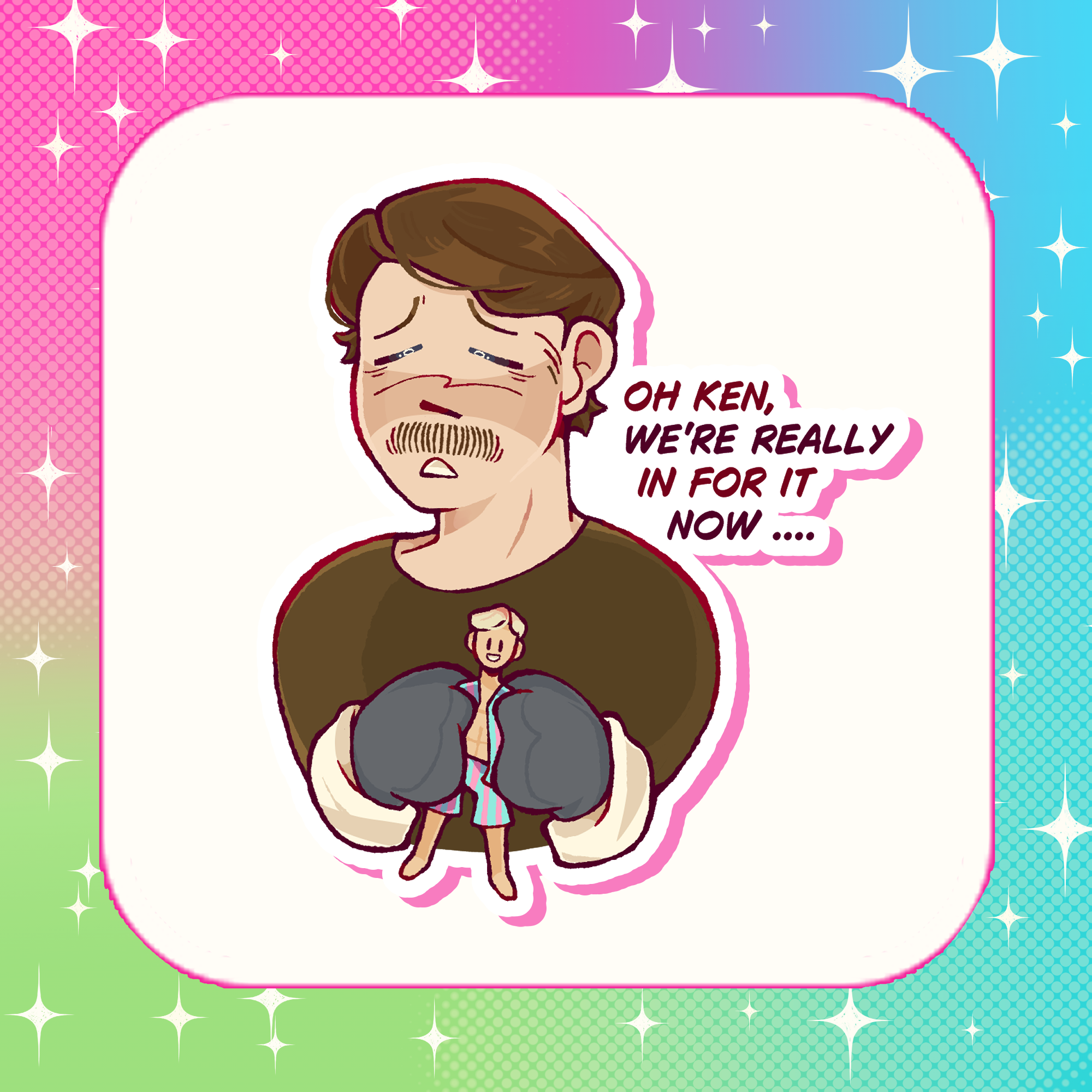 Lars & Ken Sticker // Rygos