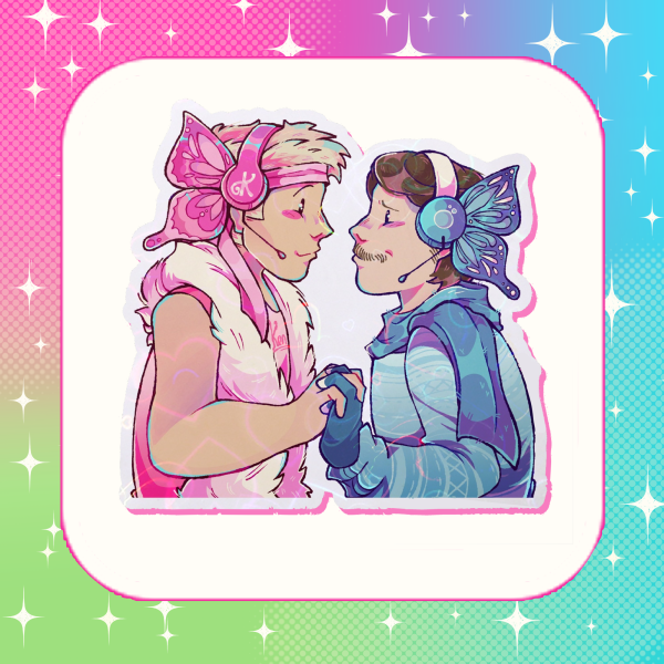 Lars & Ken Sticker // Rygos