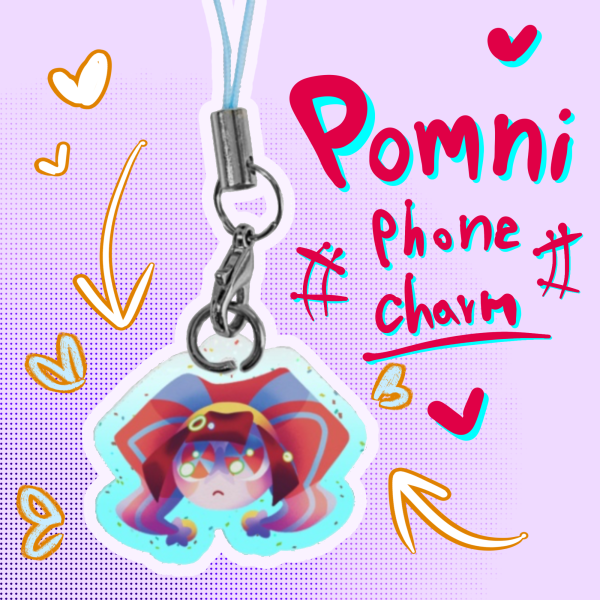 Pomni Chibi Phone Charm