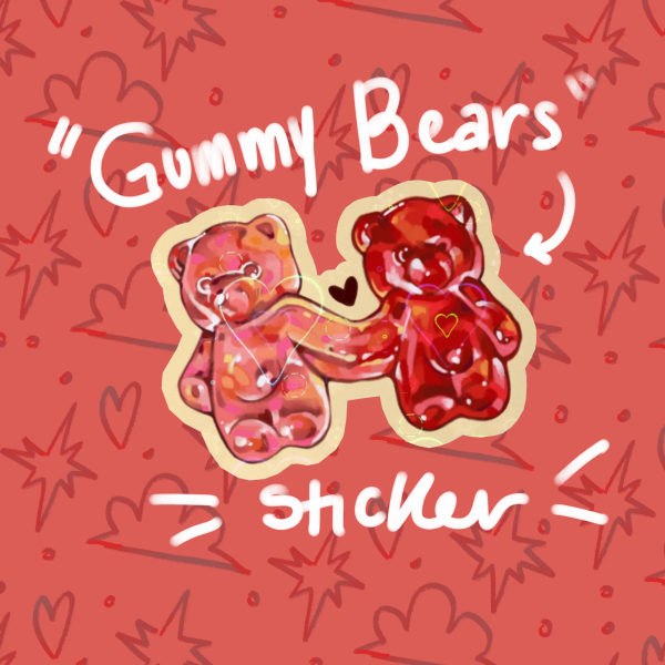 Gummy bears sticker