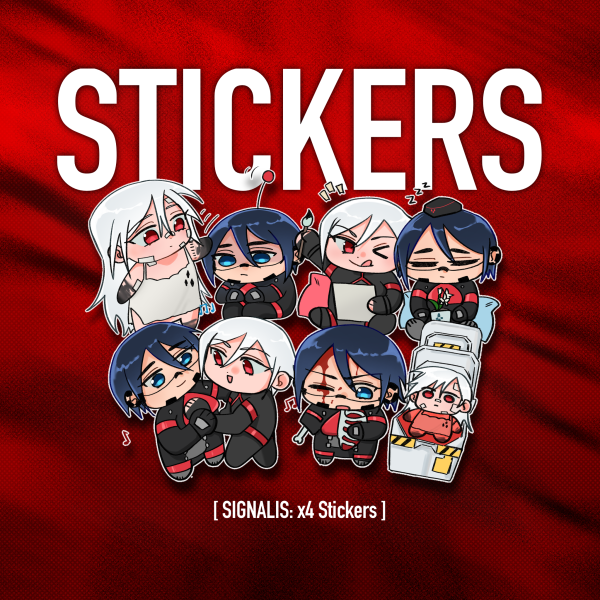SIGNALIS: Ariane x Elster - Die Cut Stickers (x4)