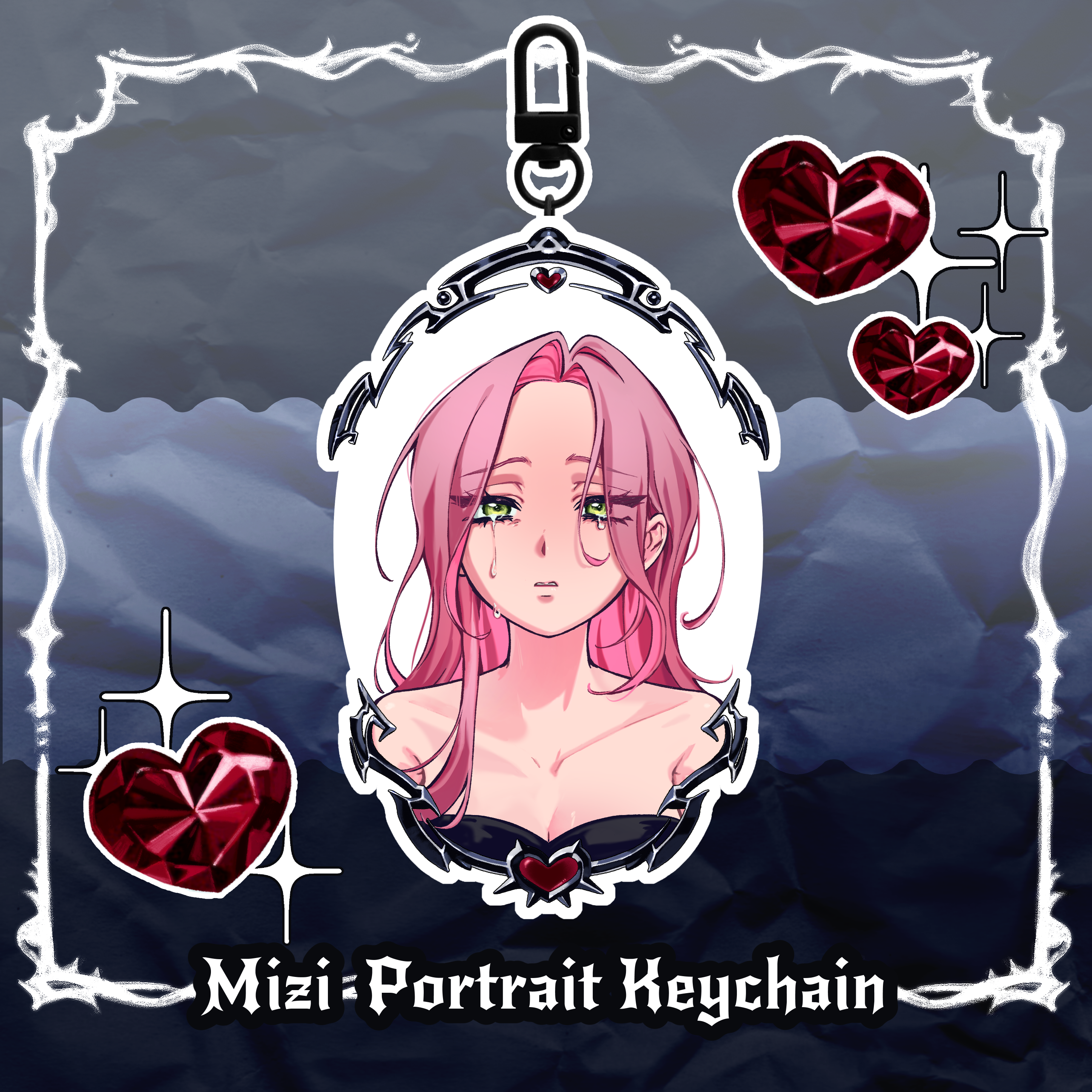 Mizi Portrait Keychain [ Alien Stage ]
