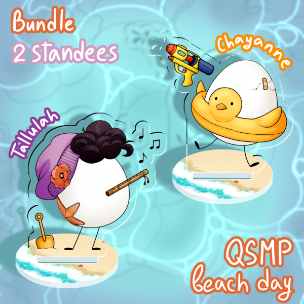Chayanne and Tallulah qsmp beach day