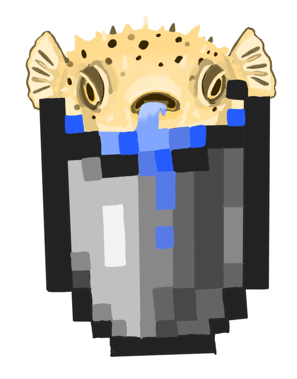 Minecraft fish keychains