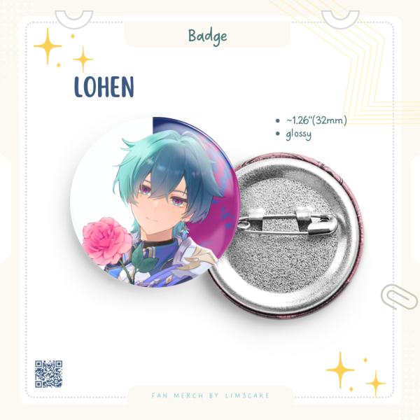 Lohen Round Badges (Button Pins)