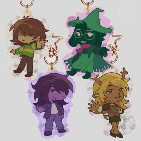 Heroes of the Prophecy/4 Wood Keychains Set