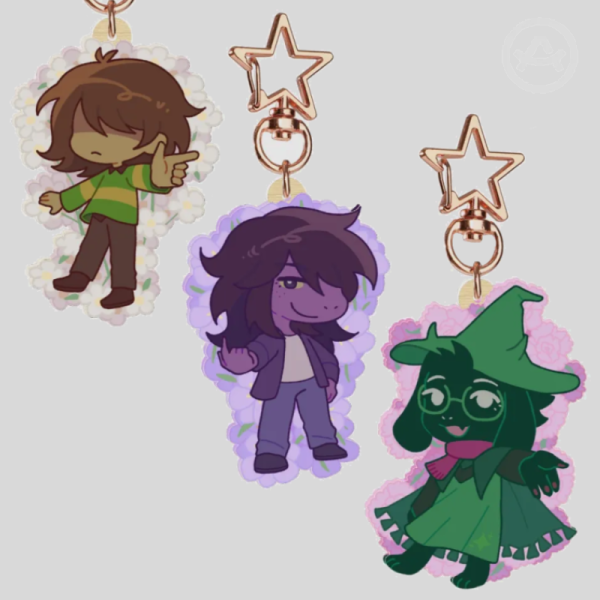 Fun Gang/3 Wood Keychains Set