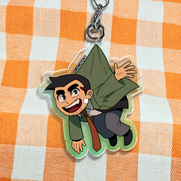 Gumshoe hanging phone strap