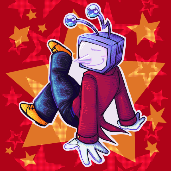 Tenna deltarune - sticker