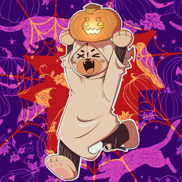 FNAF Molten Freddy Halloween - Sticker