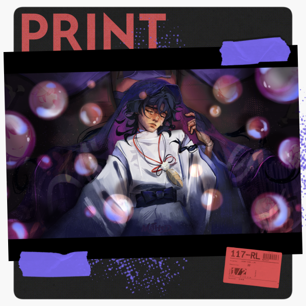 Genshin Impact - Kabukimono Print
