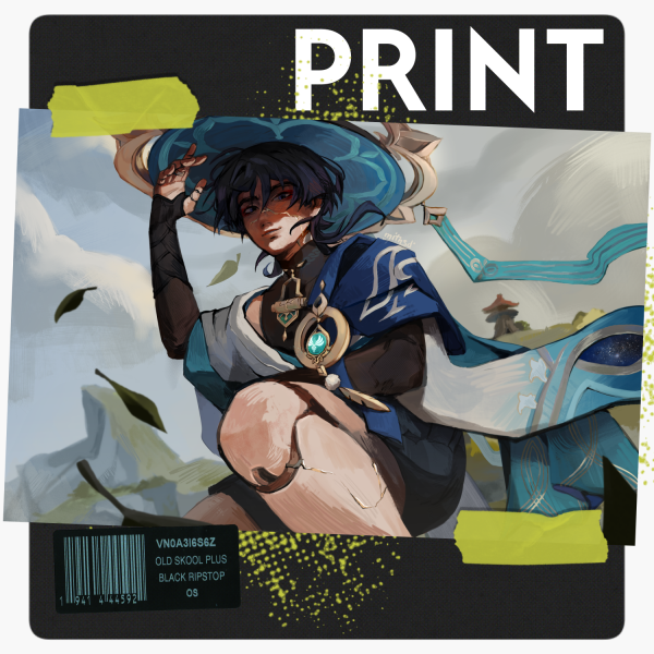 Genshin Impact - Wanderer Print