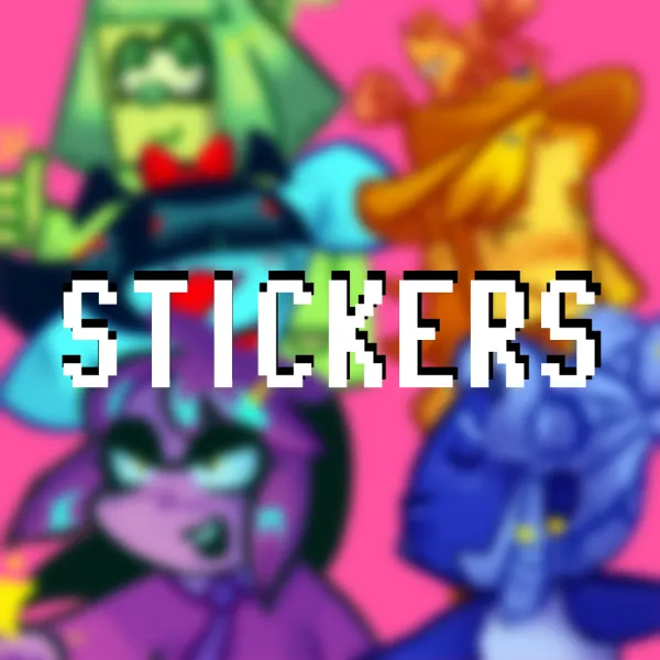 6 Flowers Set (Stickers)