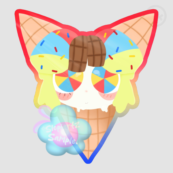 Superkid icecream Pomni sticker