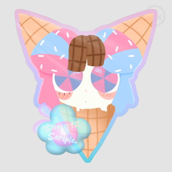 Icecream Pomni sticker