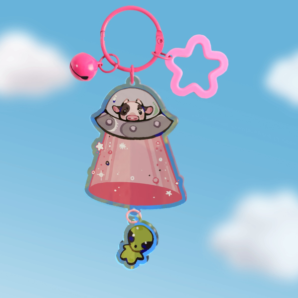 COW ABDUCTION | Connection Keychain !