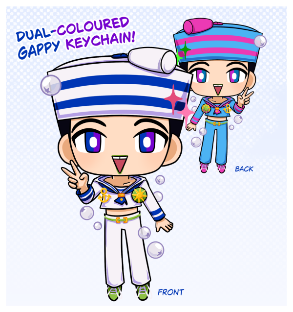 Dual-Colour Gappy Keychain