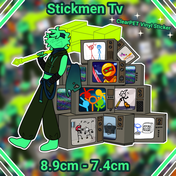 "Stickmen Tv" - Sticker