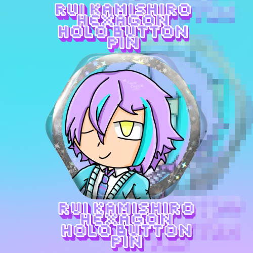Rui Kamishiro Hexagon Holo Badge