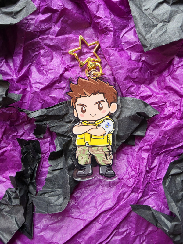 Brad Vickers Acrylic Keychain )Resident Evil 3)