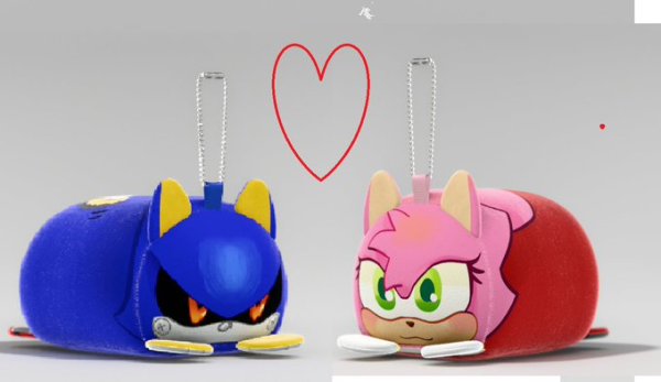 Metamy Mochikororin Plush set keychain
