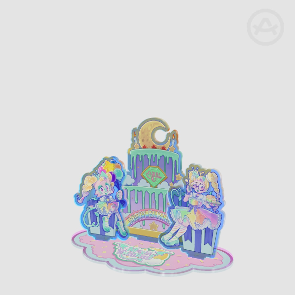 Mayu's Birthday Cake Triple Insert Acrylic Standee