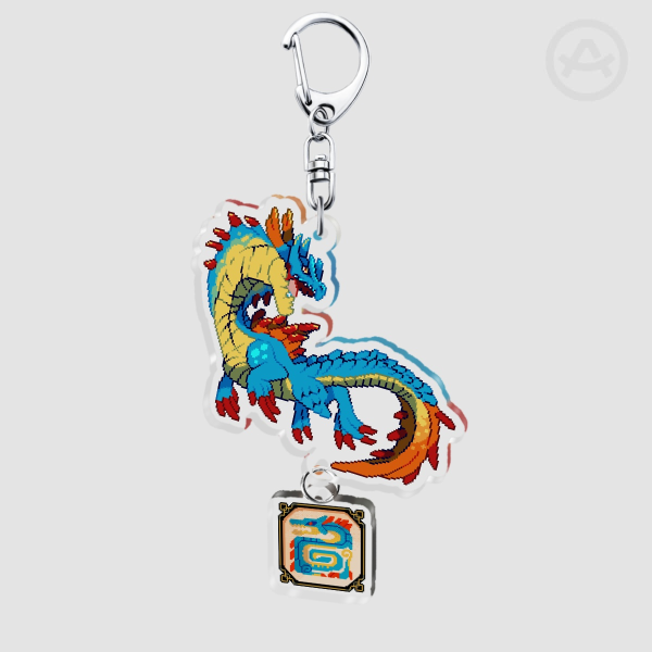 Pixel MH: Lagiacrus Connection Acrylic Charm