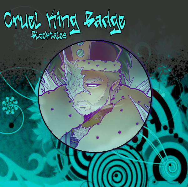 Cruel King badge - Roblox Blocktales