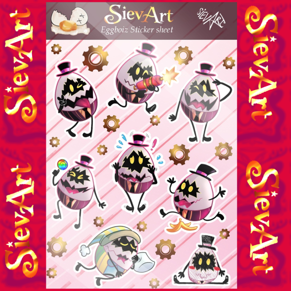Eggboiz Sticker Sheet