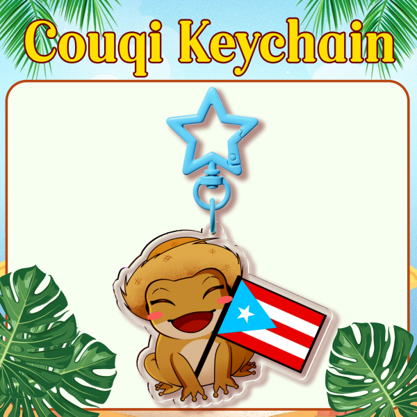 Coqui, Puerto Rican Keychain