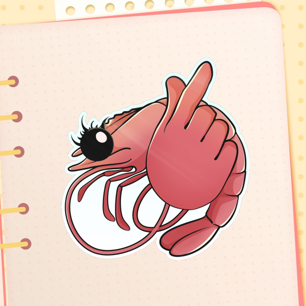 Shrimp Sticker
