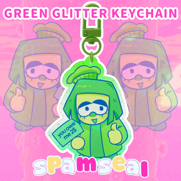Deltarune Green keychain