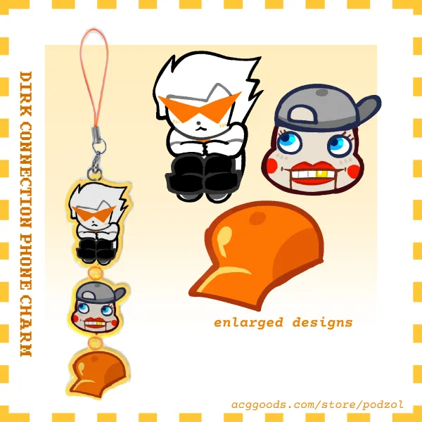 Dirk Connection Phone Charm