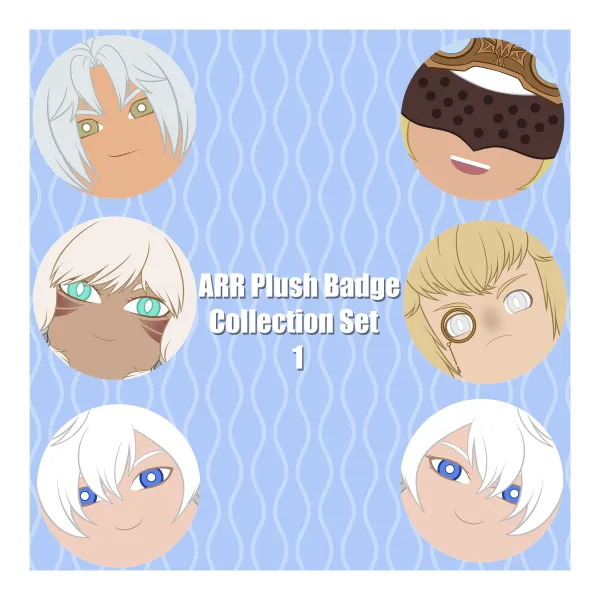 ARR Plush Badge Collection Set 1