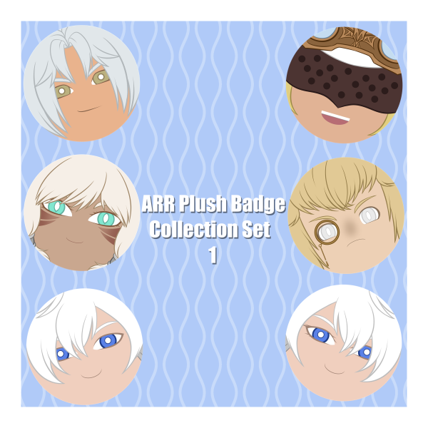 ARR Plush Badge Collection Set 1